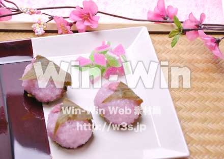 桜餅の写真素材 W-016302