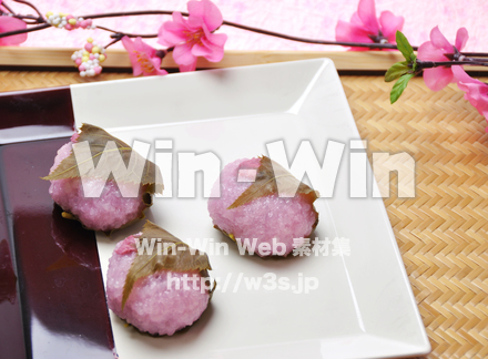 桜餅の写真素材 W-016301