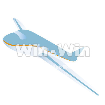 飛行機のCG・イラスト素材 W-016971
