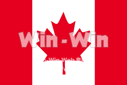 国旗 カナダ W の無料cg イラスト素材