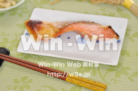 鮭の西京焼の写真素材 W-016849