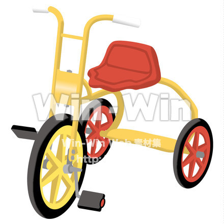 三輪車のCG・イラスト素材 W-019522