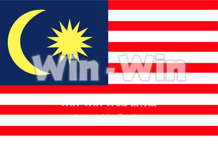 マレーシア国旗のCG・イラスト素材 W-019515