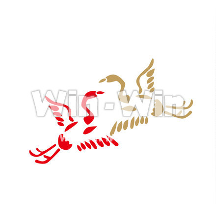 鶴のCG・イラスト素材 W-018563