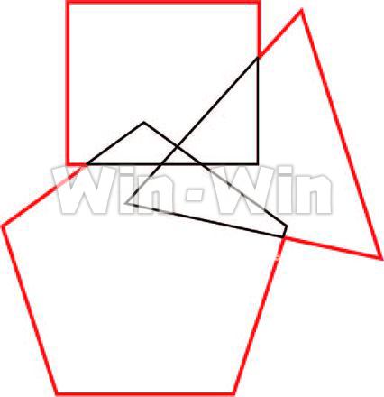 組み合わせ三角のCG・イラスト素材 W-020109