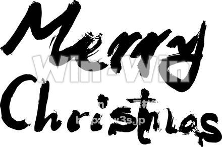 MerryChristmasのシルエット素材 W-020716