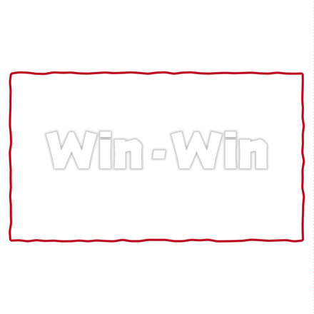 赤い四角い枠線のCG・イラスト素材 W-021102