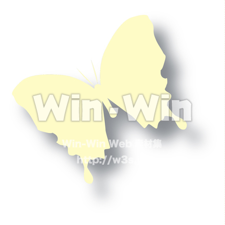 蝶々のCG・イラスト素材 W-020795