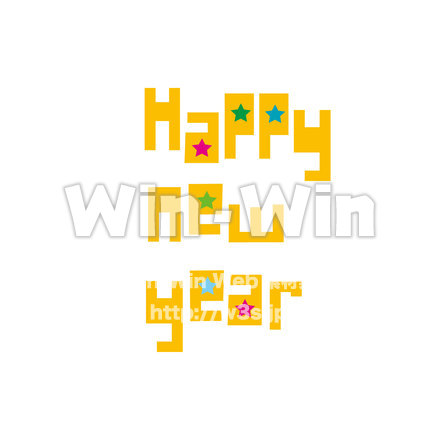 HAPPY NEW YEARのCG・イラスト素材 W-021372