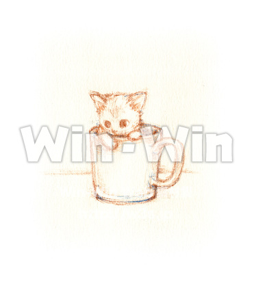 子猫のCG・イラスト素材 W-021230
