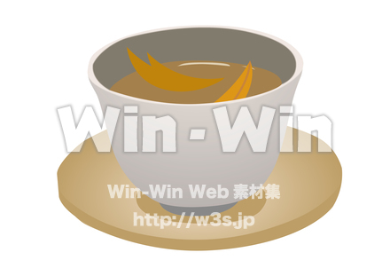 たまねぎの皮茶のCG・イラスト素材 W-023354