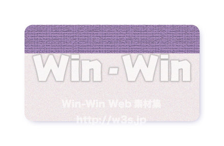 フレーム紫のCG・イラスト素材 W-022070