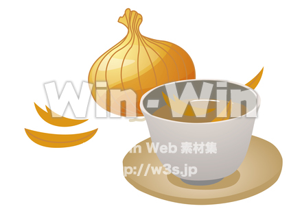 たまねぎ茶のCG・イラスト素材 W-023355