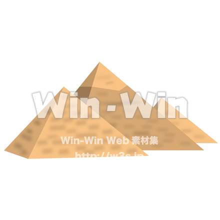ピラミッドのCG・イラスト素材 W-022651