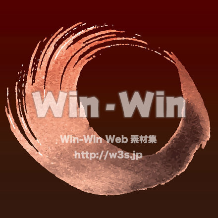 円のCG・イラスト素材 W-022480