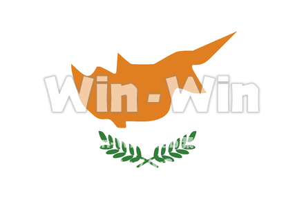 キプロスの国旗のCG・イラスト素材 W-024447
