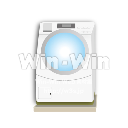 洗濯機のCG・イラスト素材 W-025620