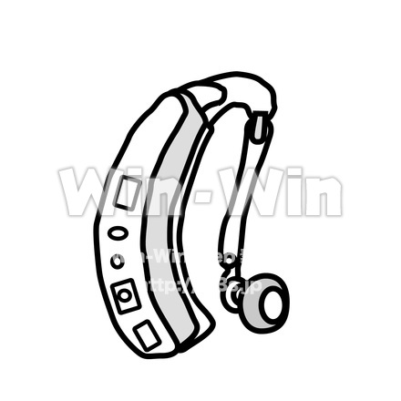 補聴器のCG・イラスト素材 W-024161