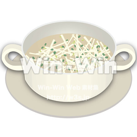 生姜スープのCG・イラスト素材 W-027170