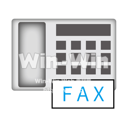 FAX　アイコン　シンボル　マークのCG・イラスト素材 W-027560