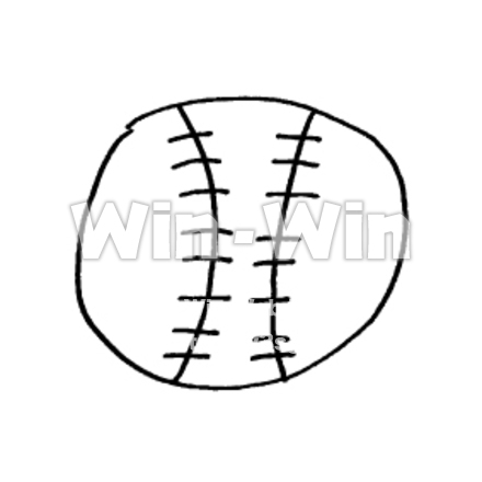 野球ボールのCG・イラスト素材 W-029356