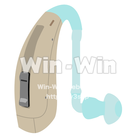 補聴器のCG・イラスト素材 W-029361