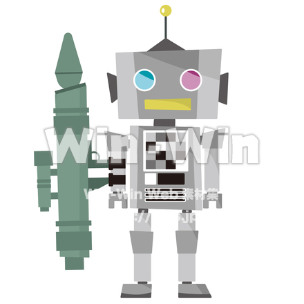 ロボット（敵）イラストのCG・イラスト素材 W-029690