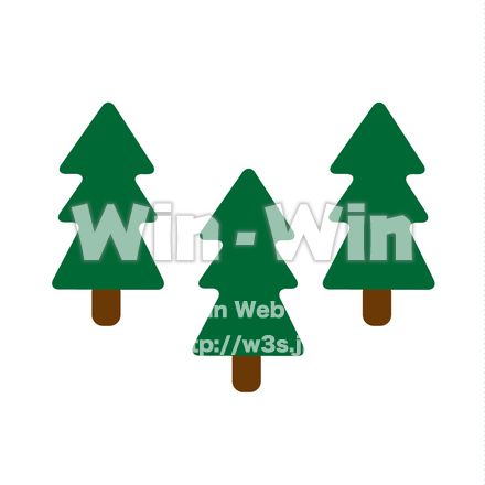 木のCG・イラスト素材 W-029368