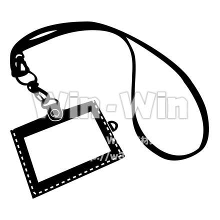 パスケースのシルエット素材 W-030691