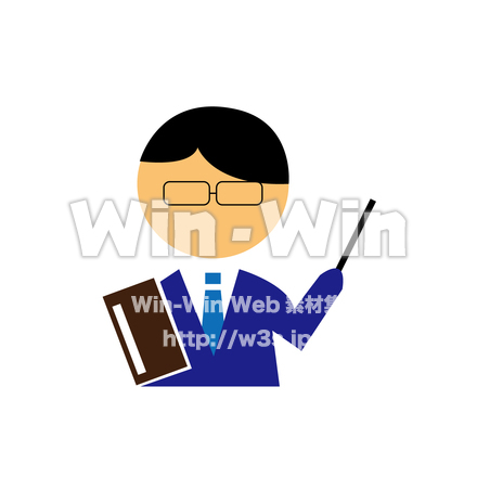 講師のCG・イラスト素材 W-030664