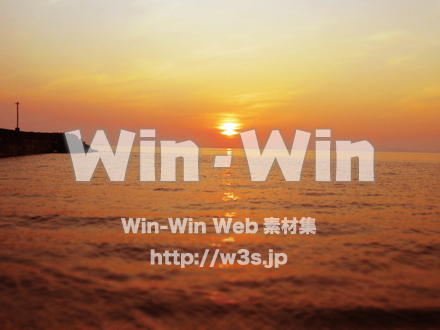 日の出1の写真素材 W-030769