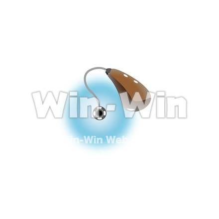 補聴器のCG・イラスト素材 W-030663