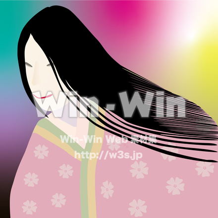 小野　小町のCG・イラスト素材 W-030030