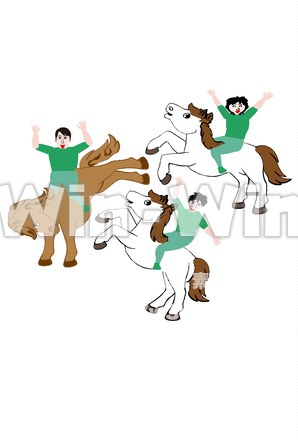 ロディオ14のCG・イラスト素材 W-030747