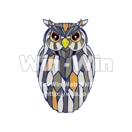 ふくろうのCG・イラスト素材 W-030860