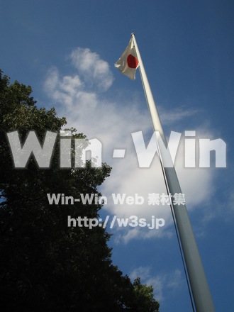 日本の旗の写真素材 W-003085