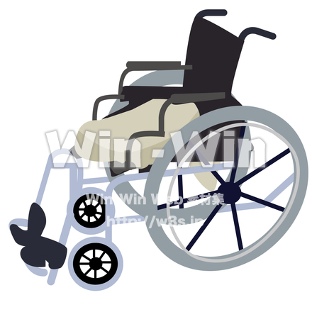 車椅子のCG・イラスト素材 W-005713