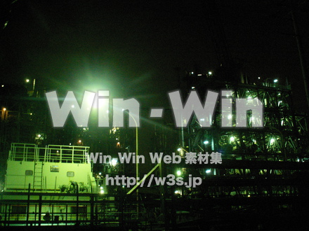 川崎工場夜景の写真素材 W-007524