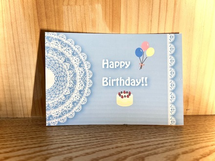 メッセージカード（誕生日祝い） D-006716 のカード類