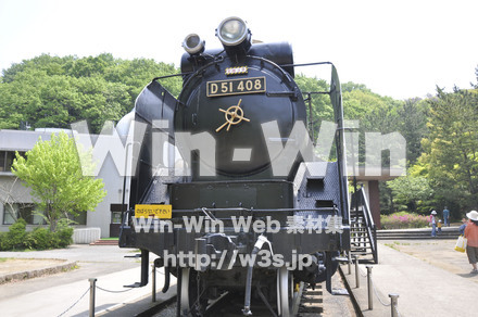 蒸気機関車の写真素材 W-009020