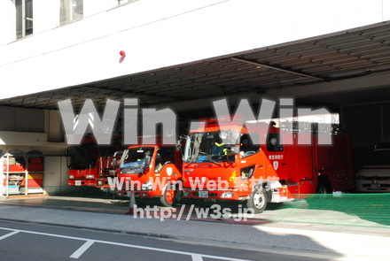 消防車の写真素材 W-009383