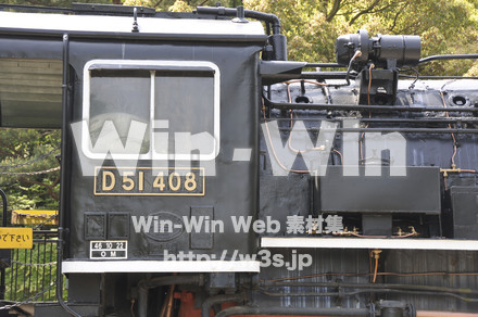蒸気機関車の写真素材 W-009019