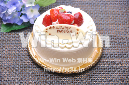 バースディケーキの写真素材 W-012652