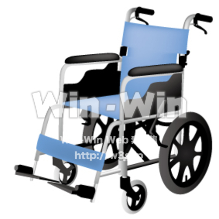 車椅子　(  a wheelchair )のCG・イラスト素材 W-013433