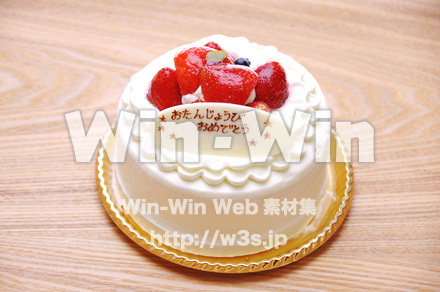 バースディケーキの写真素材 W-012653