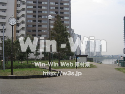 多摩川見晴らし公園の写真素材 W-012590