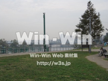 多摩川見晴らし公園の写真素材 W-012583