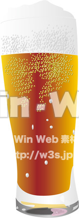 ビールのCG・イラスト素材 W-014683