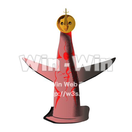 太陽の燈台のCG・イラスト素材 W-014940