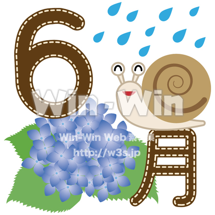 6月-梅雨のCG・イラスト素材 W-016594